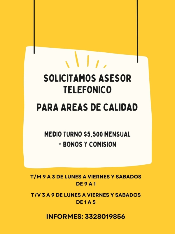 Asesor Telefónico