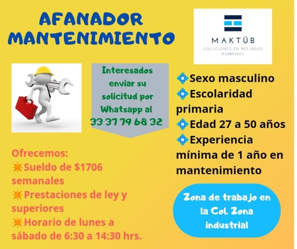 Afanador Mantenimiento