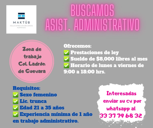 Asistente Administrativo