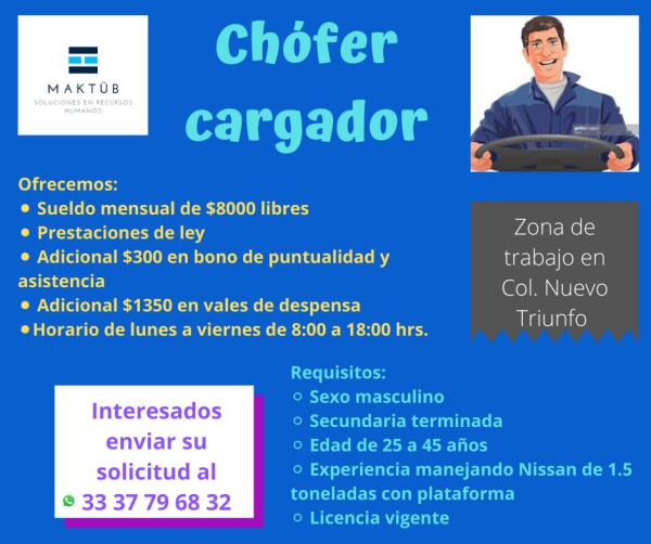 Chofer Cargador