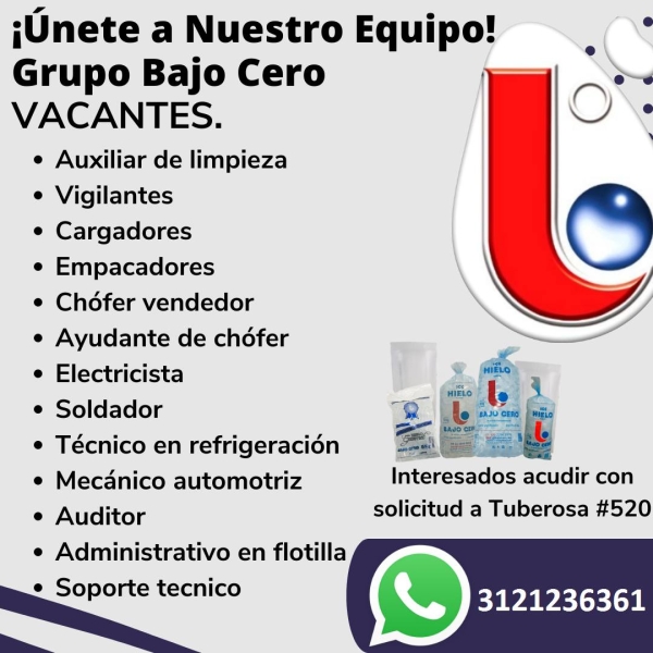 Varias Vacantes de Empleo