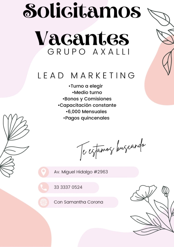 Vacantes Para Marketing