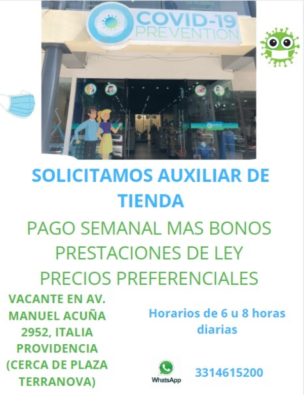 Auxiliar de Tienda