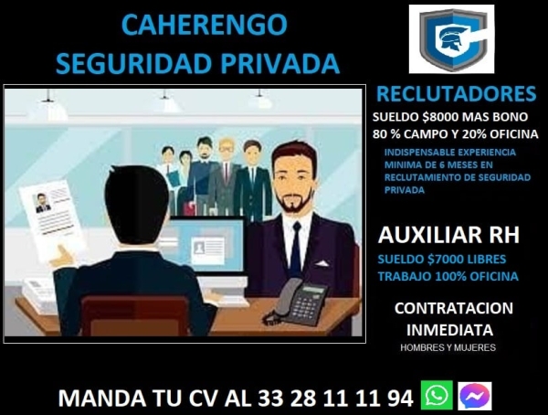 Reclutadores y Auxiliares