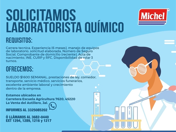 Laboratorista Químico