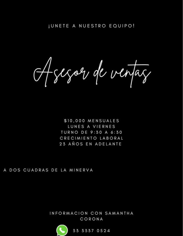 Asesor de Ventas