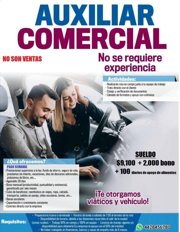 Auxiliar Comercial