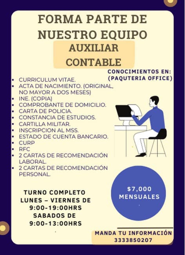 Auxiliar Contable