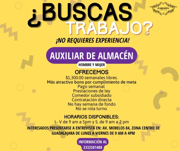 Auxiliar de Almacén