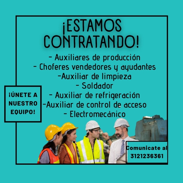 Auxiliares de Producción y Más