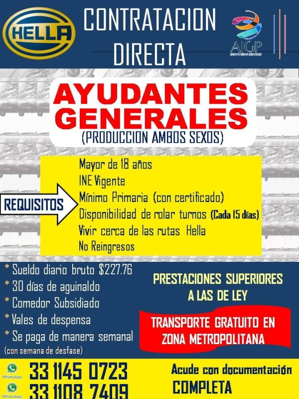 Ayudantes Generales