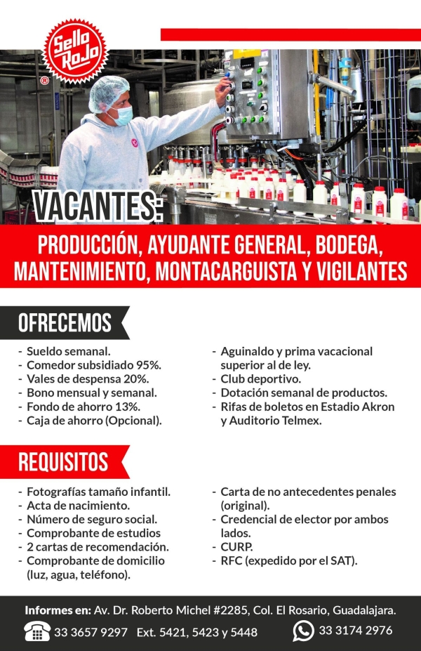 Operadores y Más Vacantes