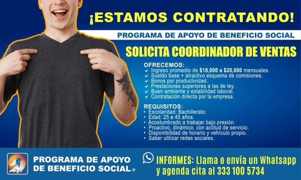 Coordinador de Ventas