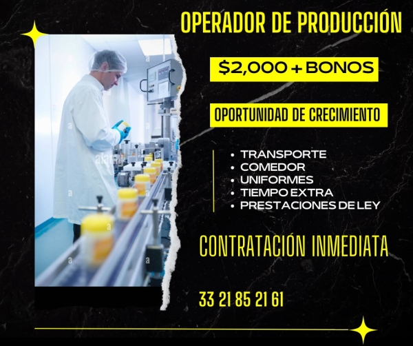 Operador de Producción