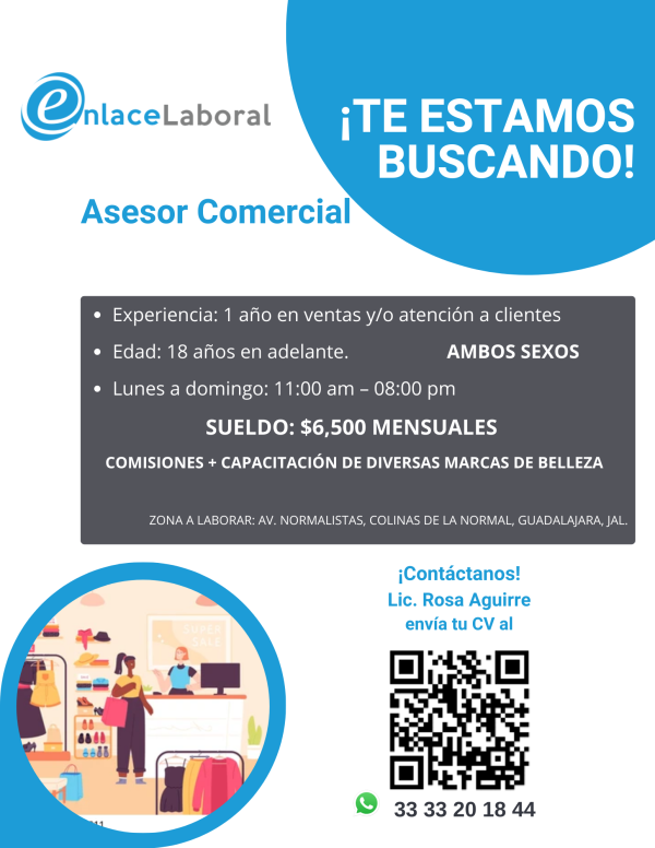 Asesor comercial productos de belleza