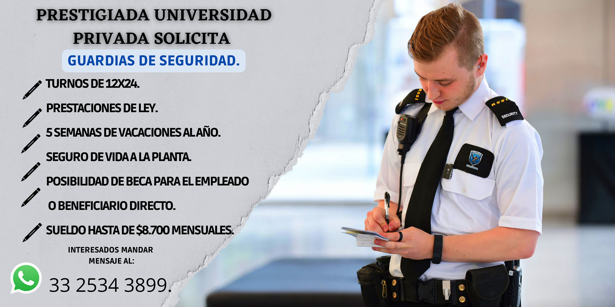 Guardia De Seguridad Empleos Zmg Portal De Vacantes De Empleo En